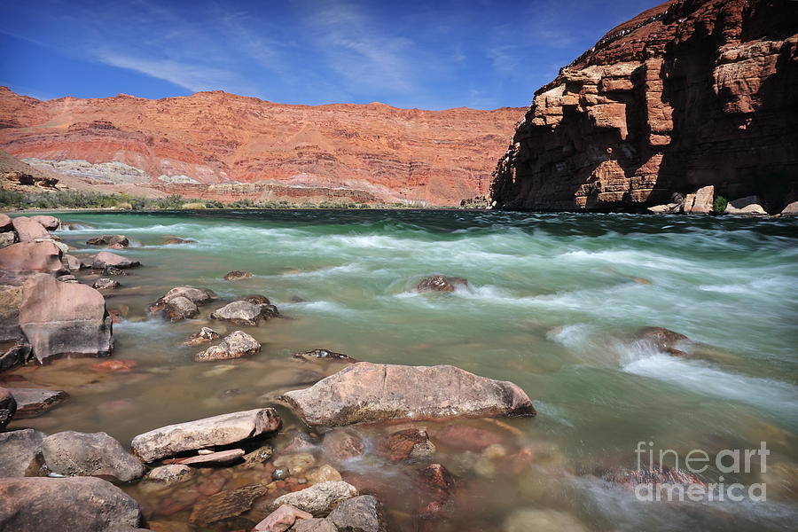 Colorado River at Glen Canyon AZ Photograph by Martin Konopacki