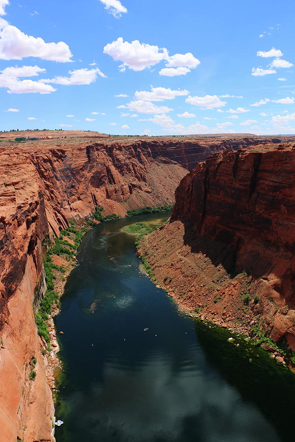Landscape Photograph - Colorado River at Glen Canyon Dam by Christiane Schulze Art And Photography
