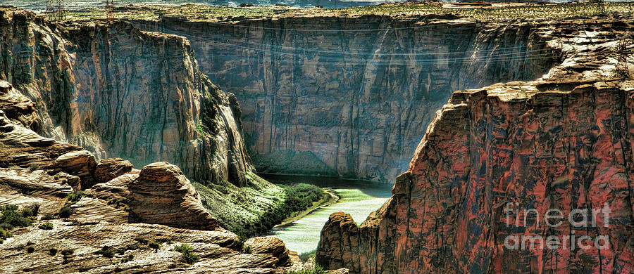 Colorado River Canyon USA Photograph by Chuck Kuhn