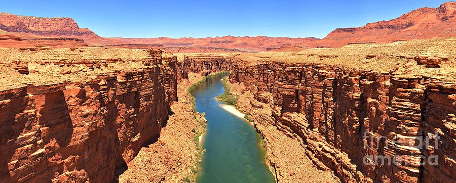 Colorado River Desert Landscape Photograph by Adam Jewell
