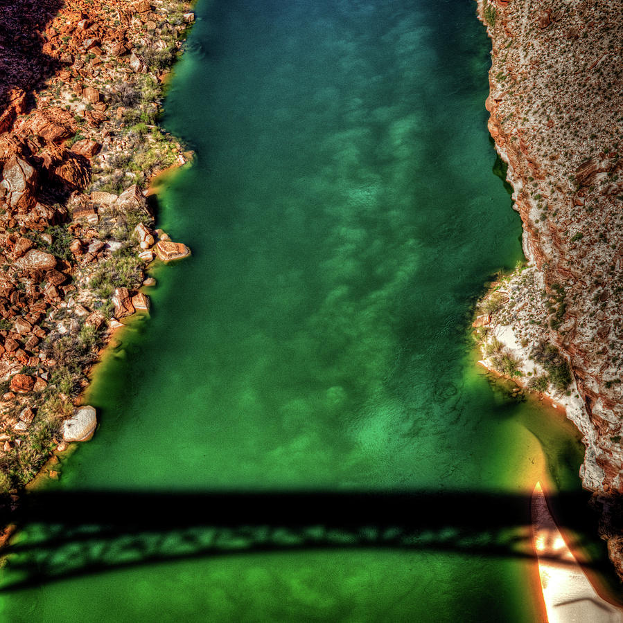 Colorado River from the Navajo Bridge Photograph by Roger Passman
