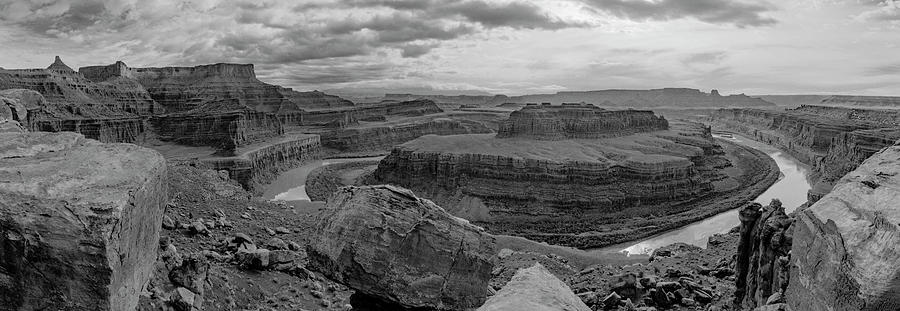 Colorado River Gooseneck Pano Photograph by Peter J Sucy
