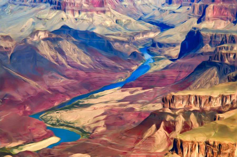 Colorado River in Grand Canyon Photograph by Lou  Novick