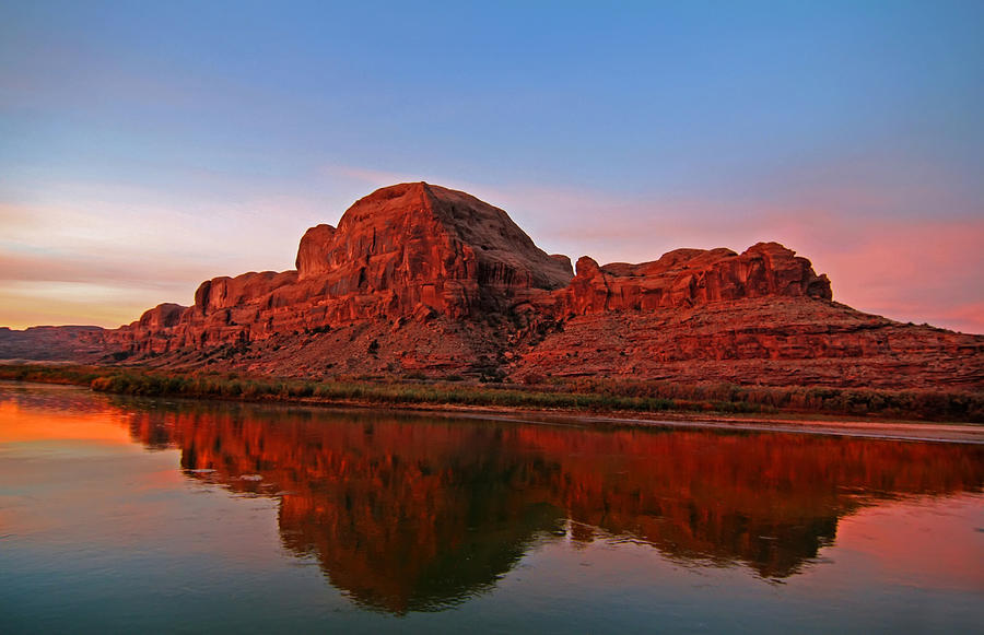 Colorado River Reflections Photograph by Mark Smith