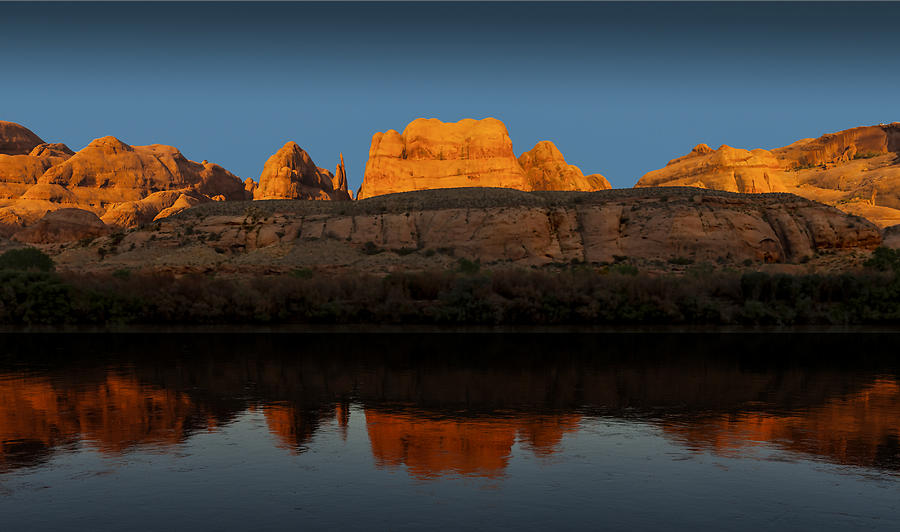 Colorado River Reflections One Photograph by Gary Warnimont