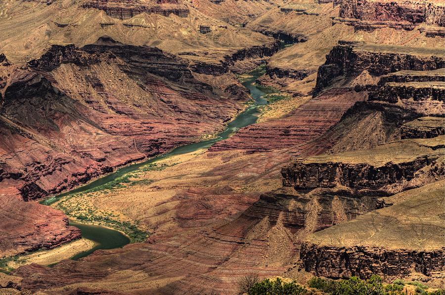 Colorado River Through Grand Canyon Photograph by Don Wolf