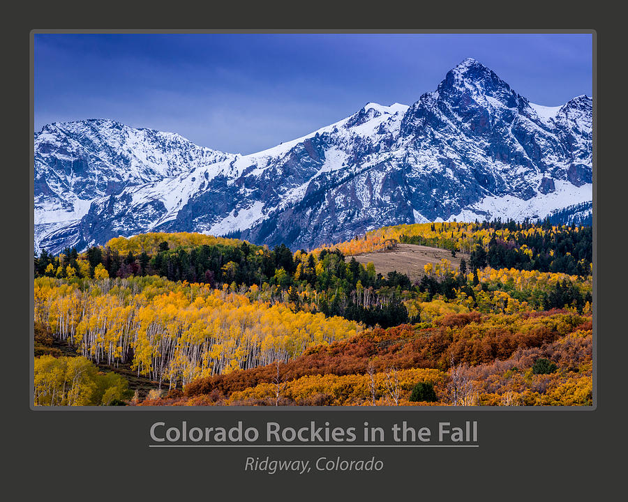 Colorado Rockies in the Fall - Ridgway Photograph by Gary Whitton