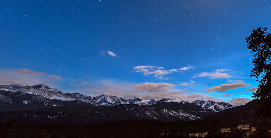 Colorado Rocky Mountain Evening Panorama Photograph by James BO Insogna