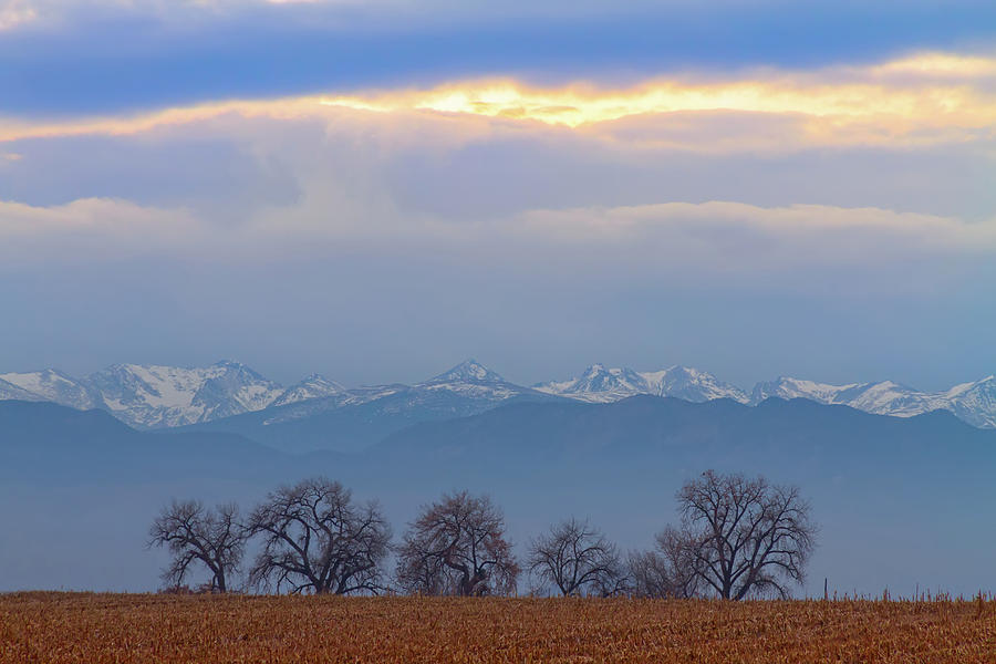 Colorado Rocky Mountain Front Range Standing Ovation Photograph by James BO Insogna