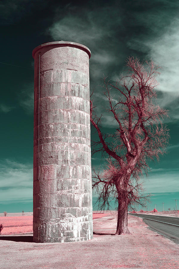 Colorado Silo in Infrared Photograph by Paul Freidlund