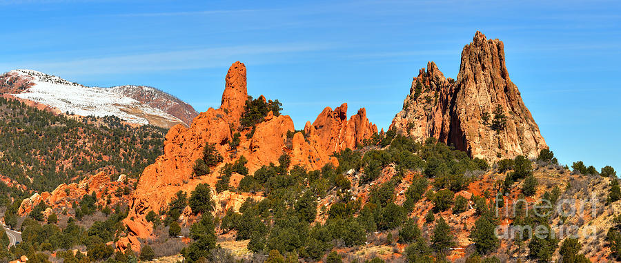 Colorado Springs Garden Of The Gods High Point Panorama Photograph by Adam Jewell