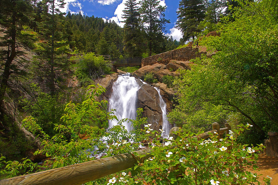 Colorado Springs Waterfall Photograph by Rich Walter