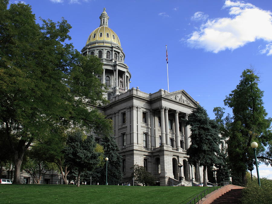 Colorado State Capitol Building Photograph by Frank Romeo