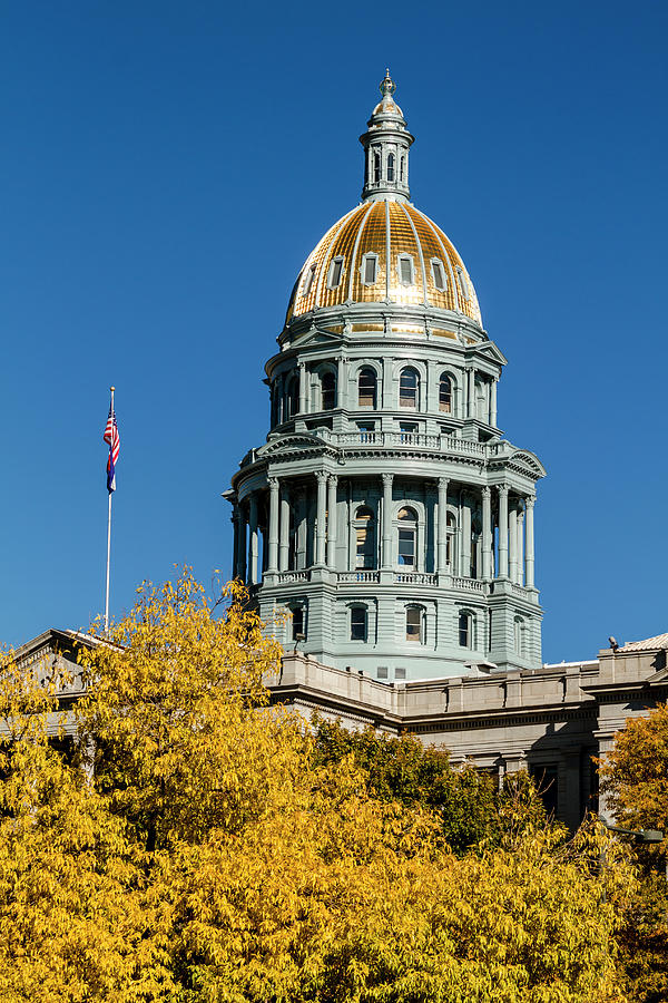 Colorado State Capitol in Denver CO Photograph by Teri Virbickis