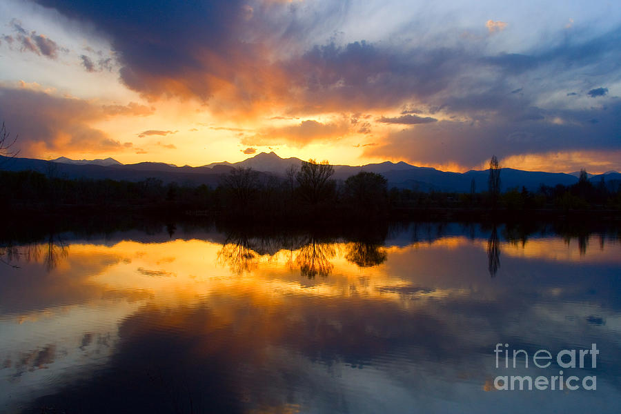 Colorado Sunset Reflections Photograph by James BO Insogna