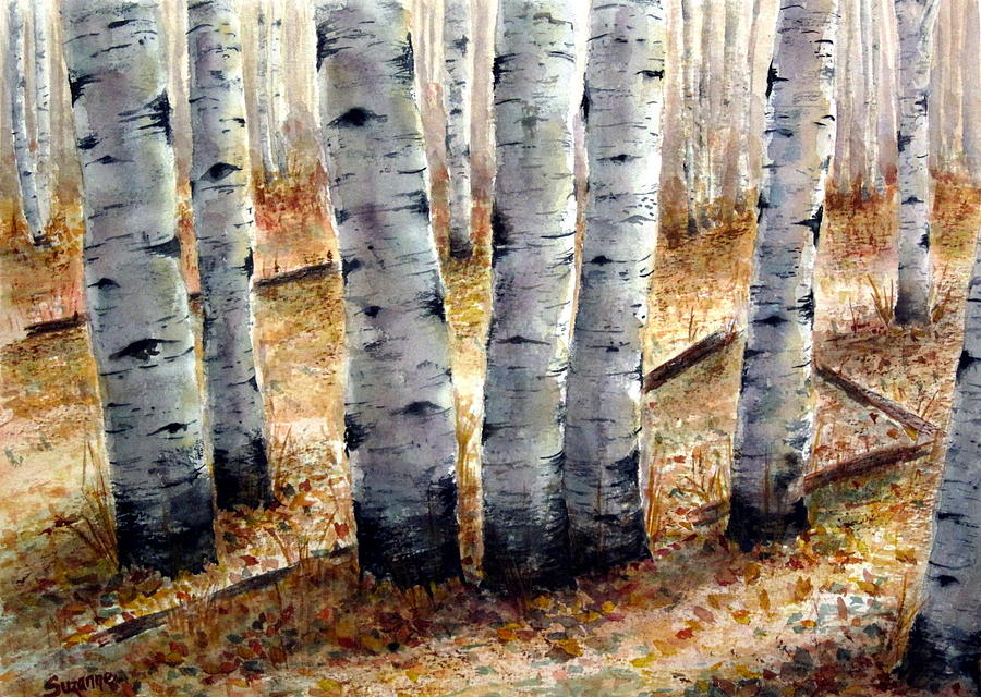Colorado Trail Painting by Suzanne Krueger