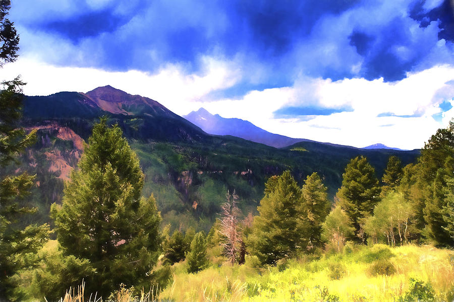 Colorado Watercolor Photograph by James Bethanis