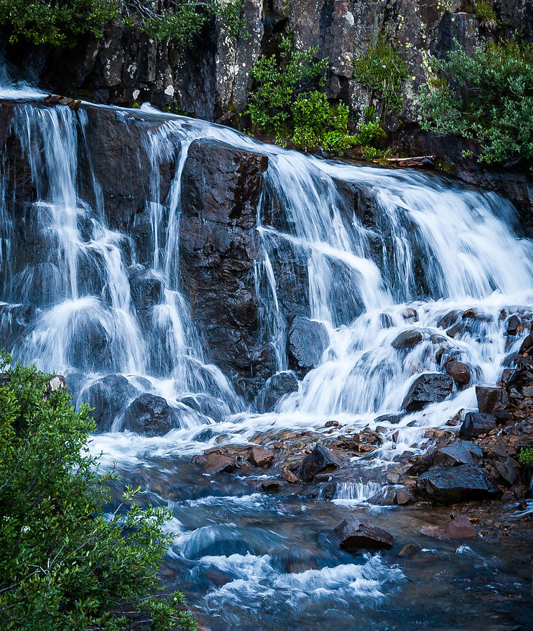Colorado Waterfall Photograph by Jay Stockhaus