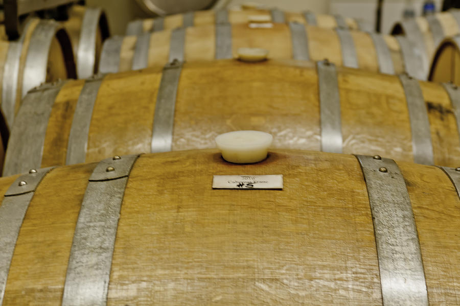 Grape Photograph - Colorado Wine Barrels by Teri Virbickis