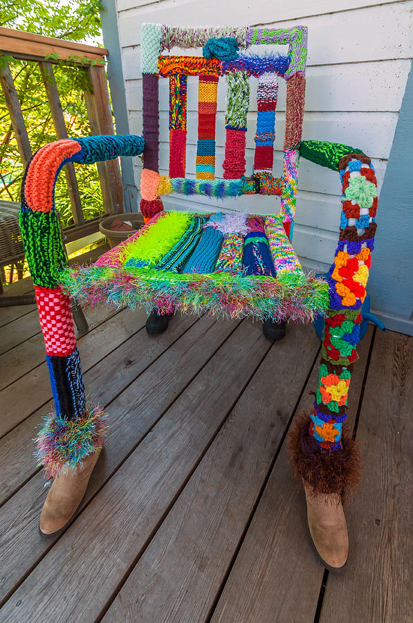 Colored Chair Photograph by Lonnie Paulson