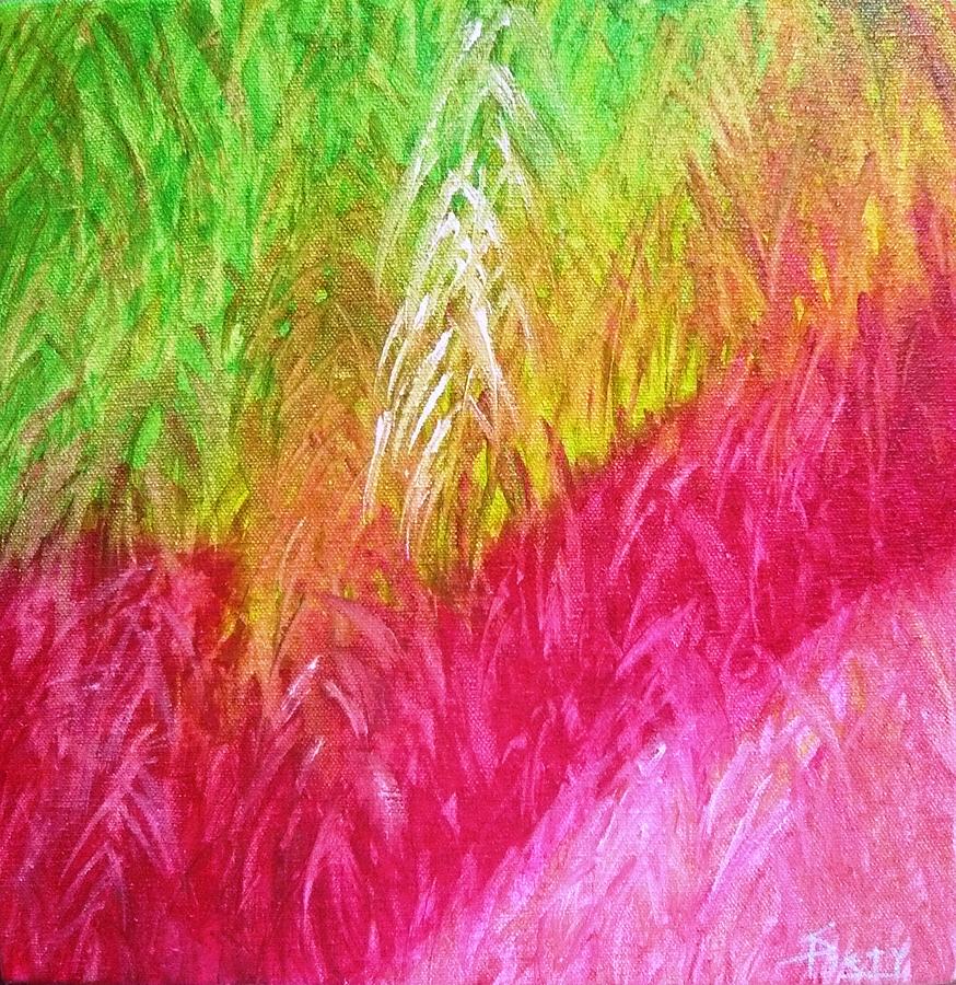 Colored Forest Painting by Piety Dsilva