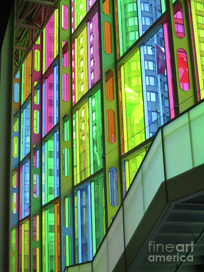Montreal Photograph - Colored Glass 1 by Randall Weidner
