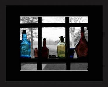 Colored Glass Photograph - Colored Glass On Gray 2 by Brooke Chao Colored Glass Photograph - Colored Glass On Gray 2 by Brooke Chao