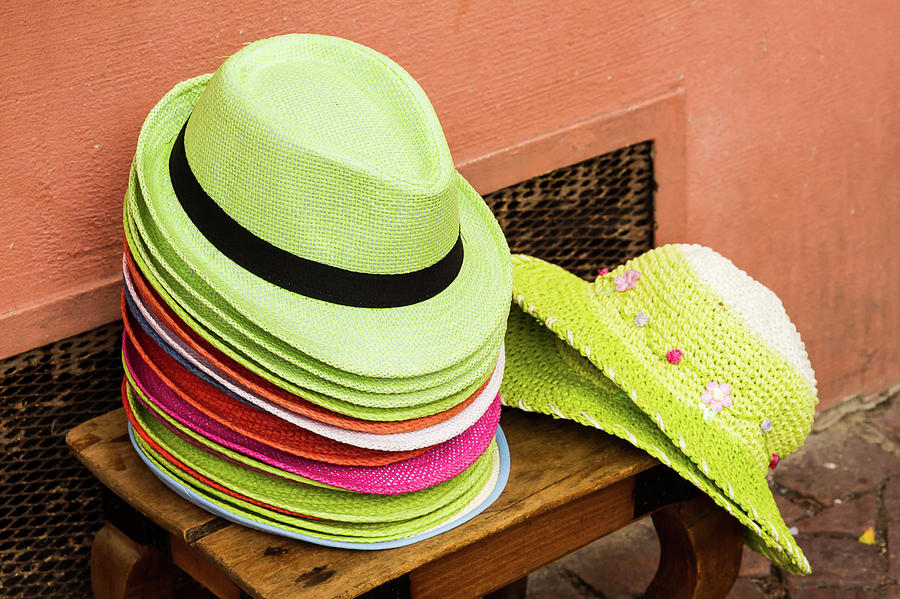 Colored hats Photograph by Paul MAURICE