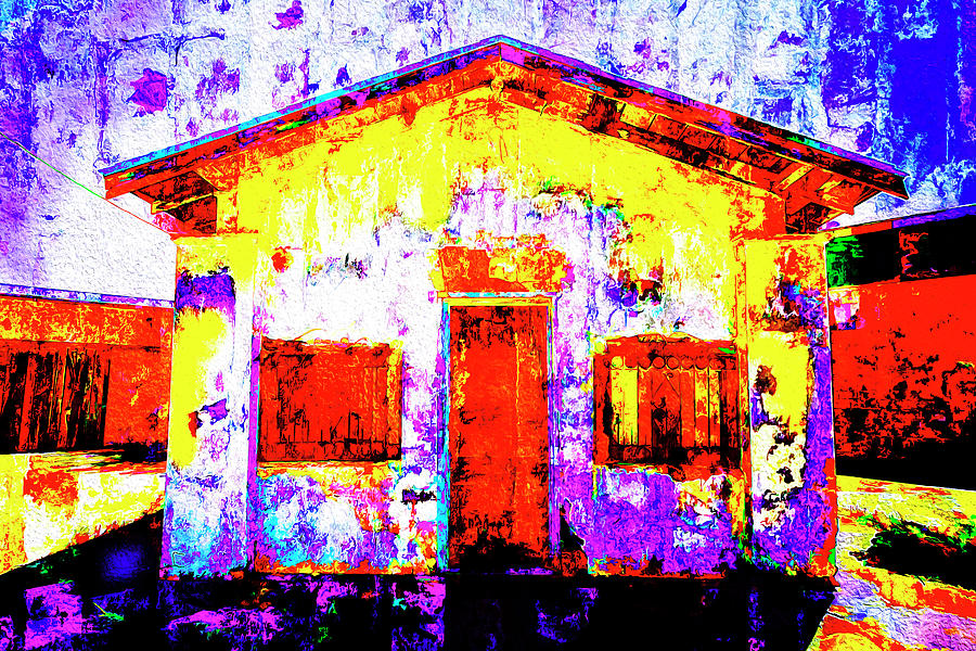 Colored House Photograph by Diana Powell