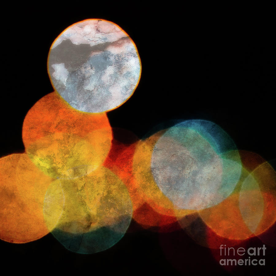 Colored Moons 2 Photograph by Doug Sturgess