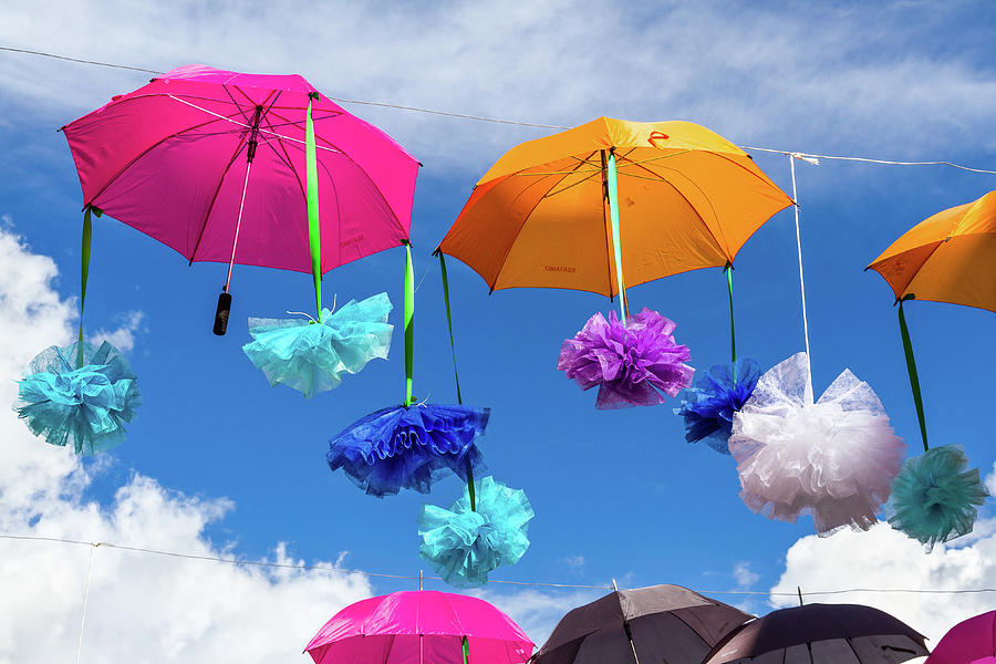 Colored Umbrellas # III Photograph by Paul MAURICE