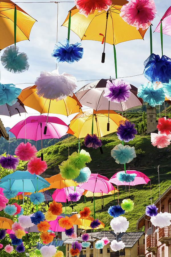 Colored umbrellas # I Photograph by Paul MAURICE