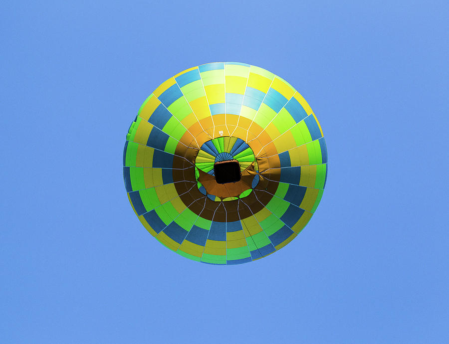 Colorful Abstract Hot Air Balloon by Pete Hendley Colorful Abstract Hot Air Balloon by Pete Hendley