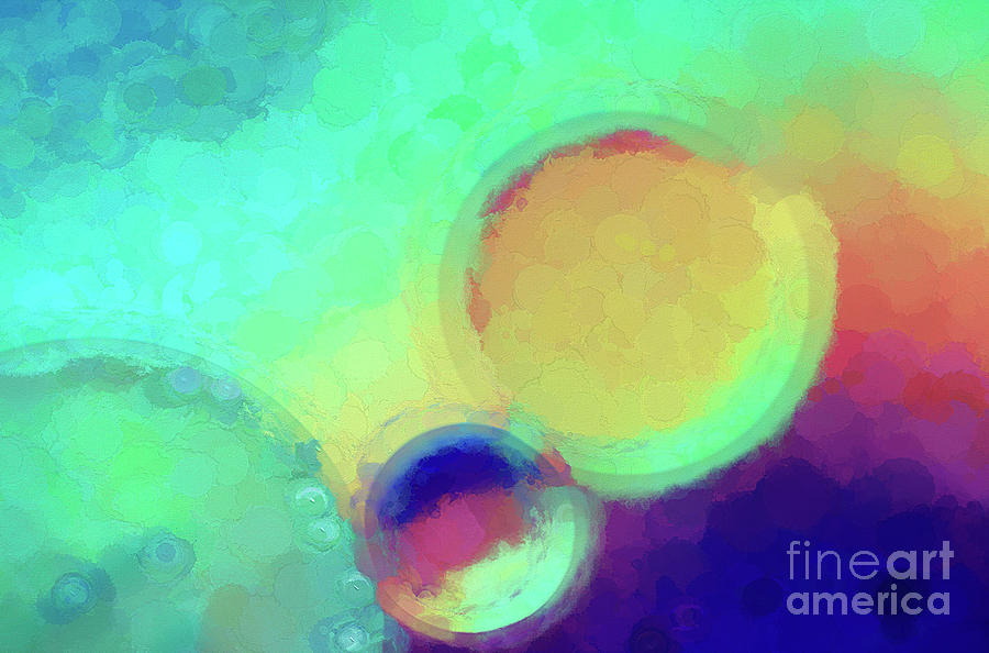 Abstract Photograph - Colorful Abstract Painting by Darren Fisher