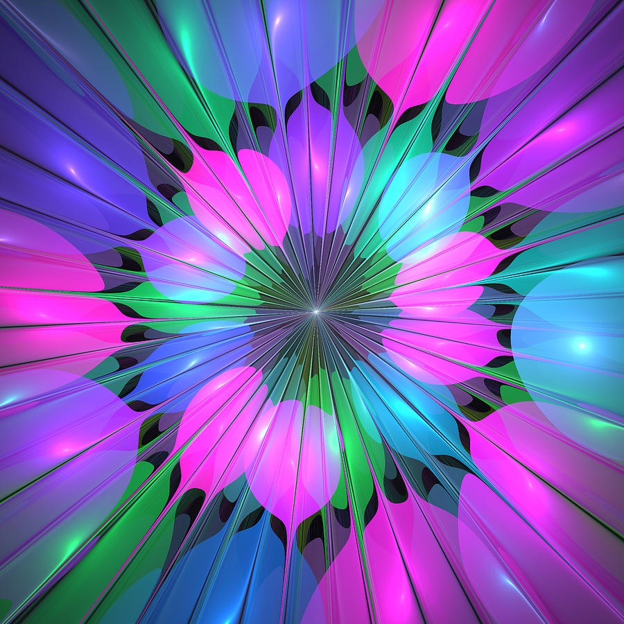 Colorful and Lumious Digital Art by Gabiw Art