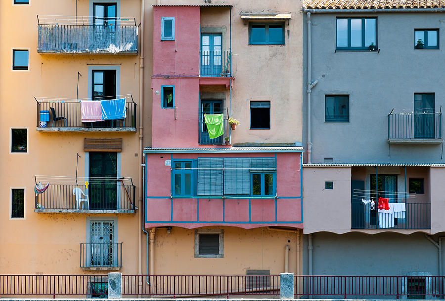 Colorful architecture, Spain Photograph by Michalakis Ppalis