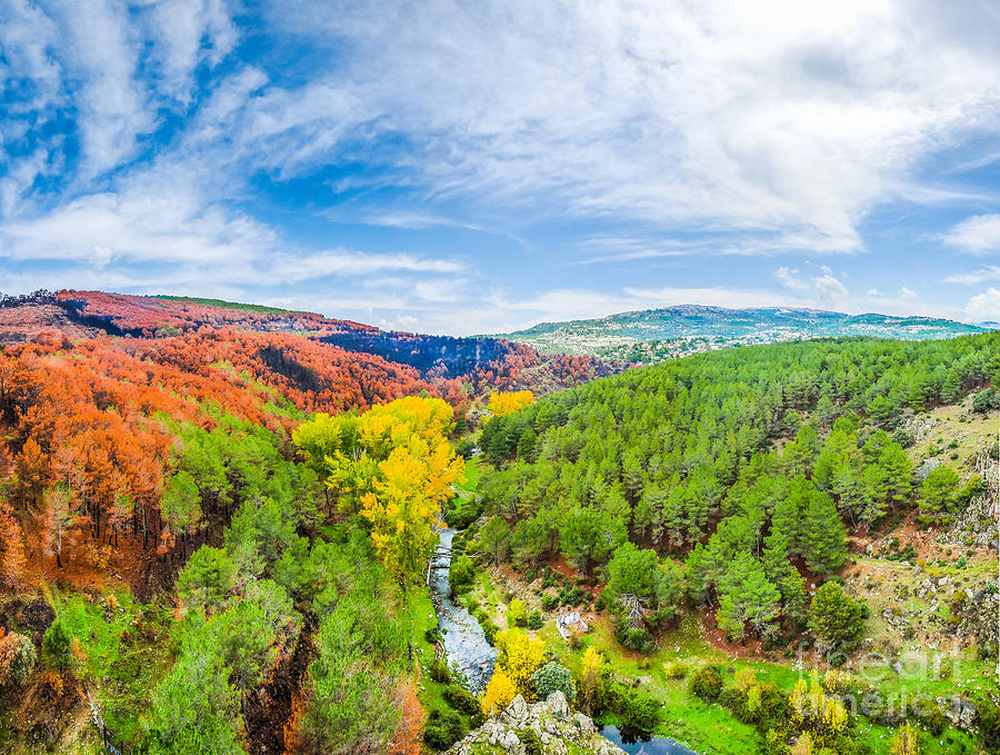 Colorful autumn landscape Photograph by JR Photography