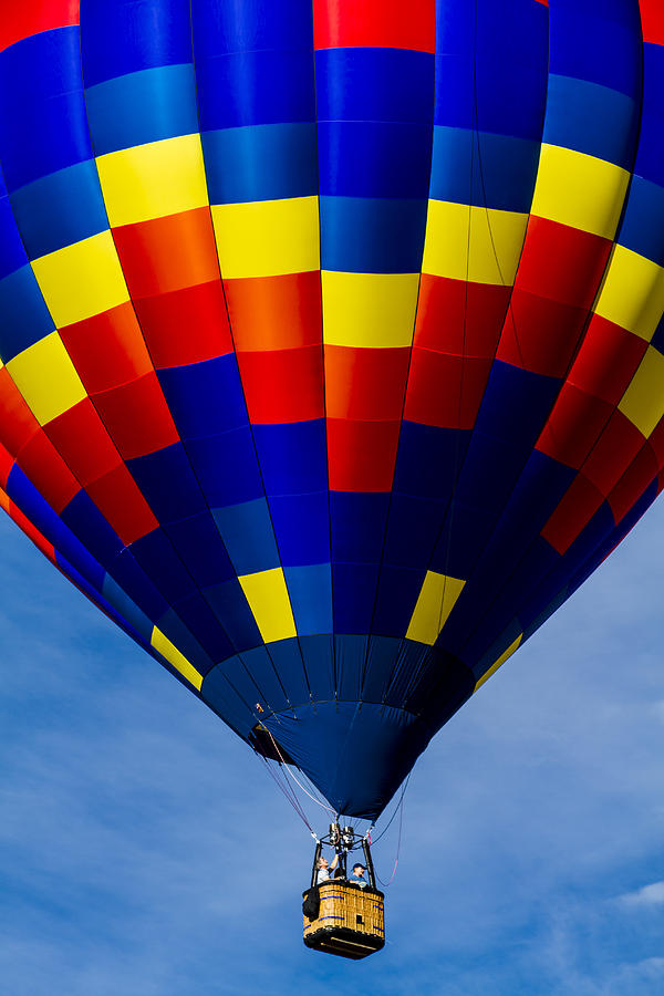 Colorful Balloon Flying High Photograph by Teri Virbickis