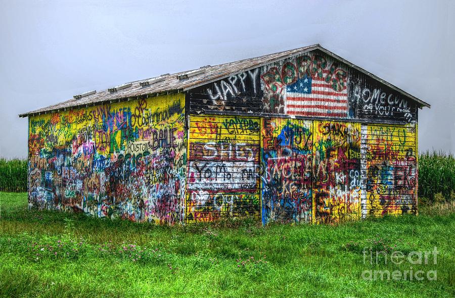 Colorful Barn Photograph by Ken DePue