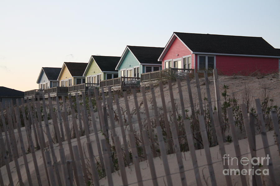 Colorful Beach Houses Photograph