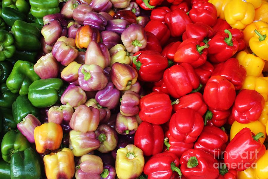 Colorful Bell Peppers Photograph by Robert Wilder Jr