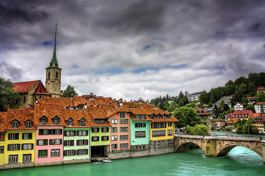 Colorful Bern Switzerland Photograph
