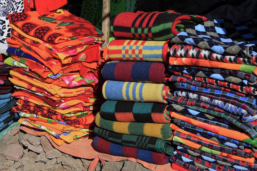 Colorful Blankets Photograph by Aidan Moran