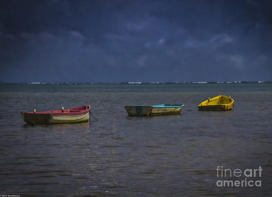 Colorful Boats Photograph by Mitch Shindelbower