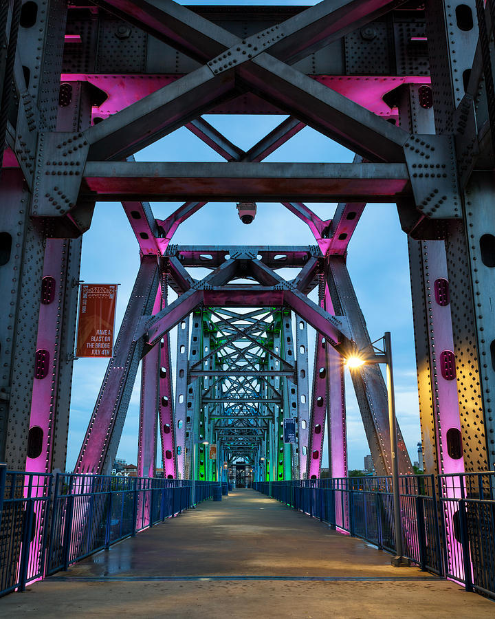 Colorful Bridge Photograph by John Bingaman | Fine Art America