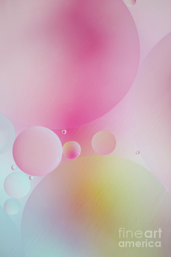 Abstract Photograph - Colorful bubbles by Elena Nosyreva