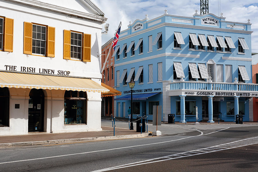 Colorful Buildings Hamilton Bermuda Photograph by George Oze - Fine Art ...