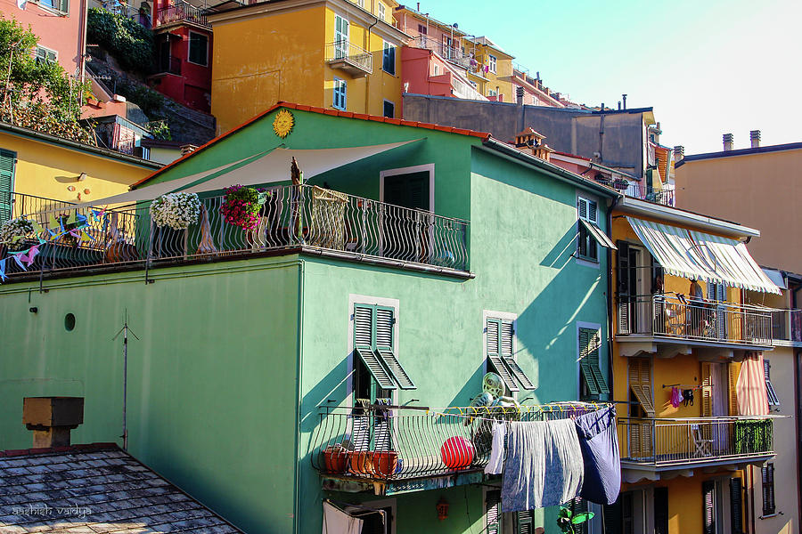 Colorful Buildings of Manarola, Italy Photograph by Aashish Vaidya