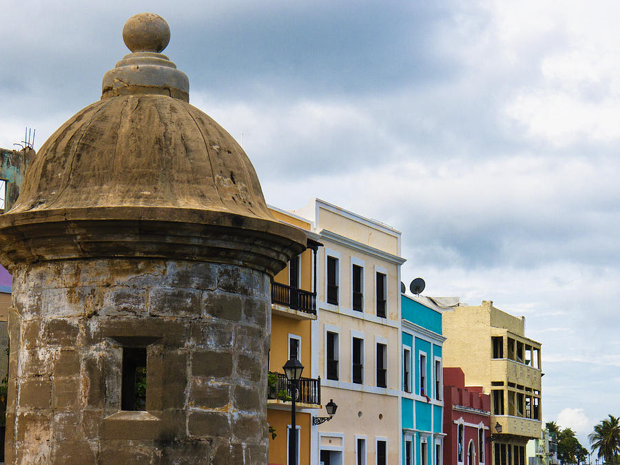 Colorful Buildings on a Street in Old San Juan Photograph by George Oze ...