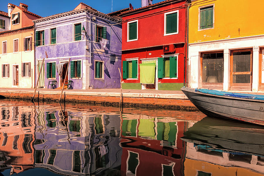 Colorful Burano Photograph by Andrew Soundarajan